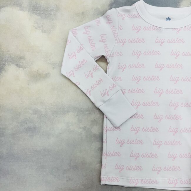 Magnolia Baby Big Sister Long Sleeve Pajamas