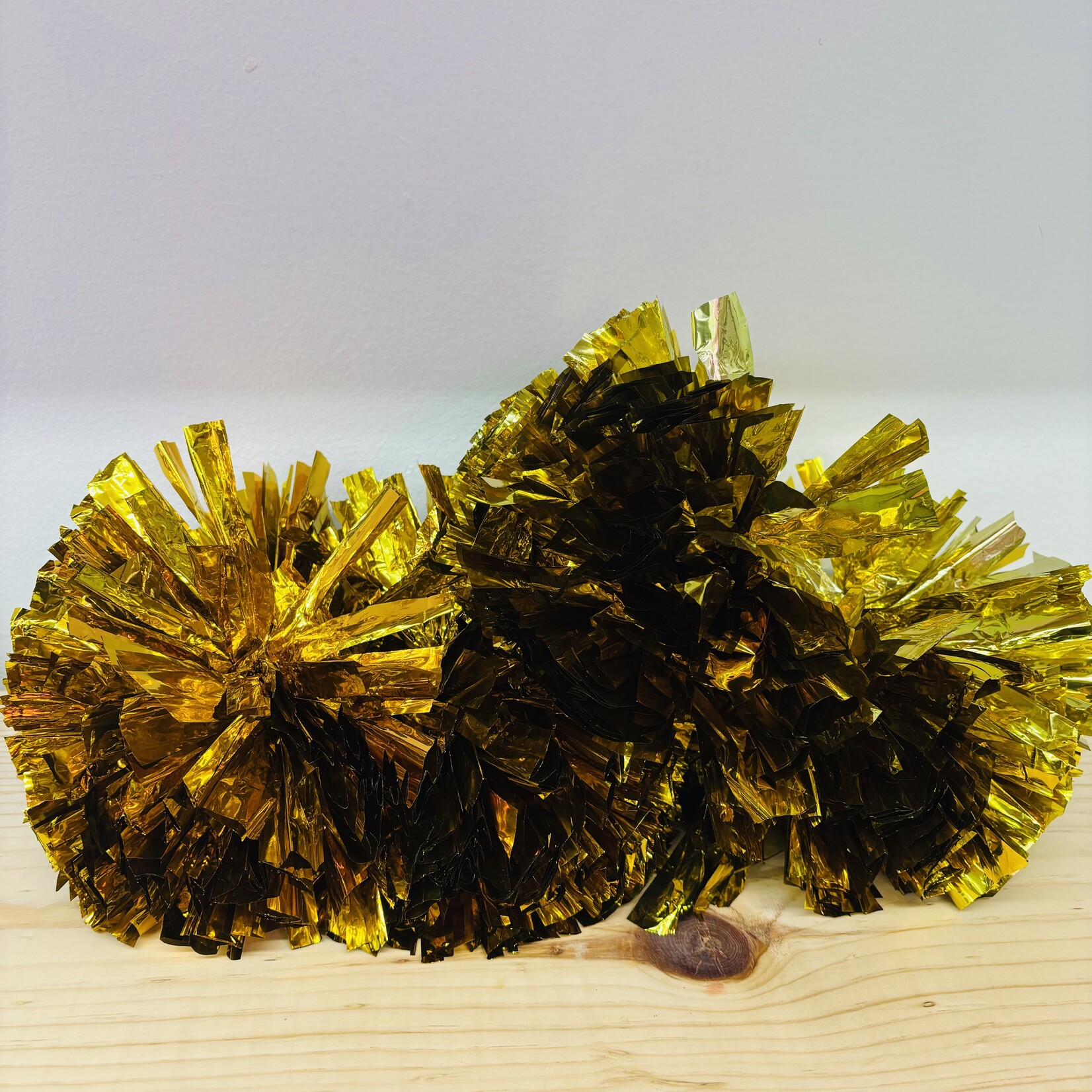 Blended Spirit Gold Metallic Pom Set