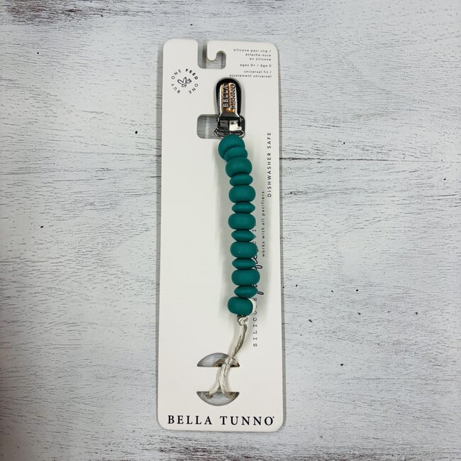 Bella Tunno Teal Paci Clip