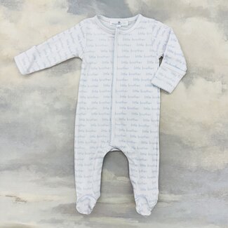 Magnolia Baby Little Brother Footie - Blue
