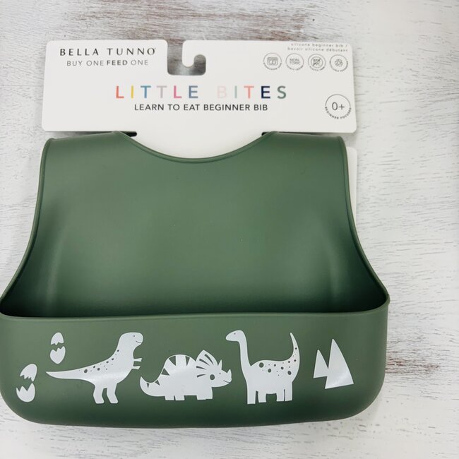 Bella Tunno Dino Rawr Little Bites Bib