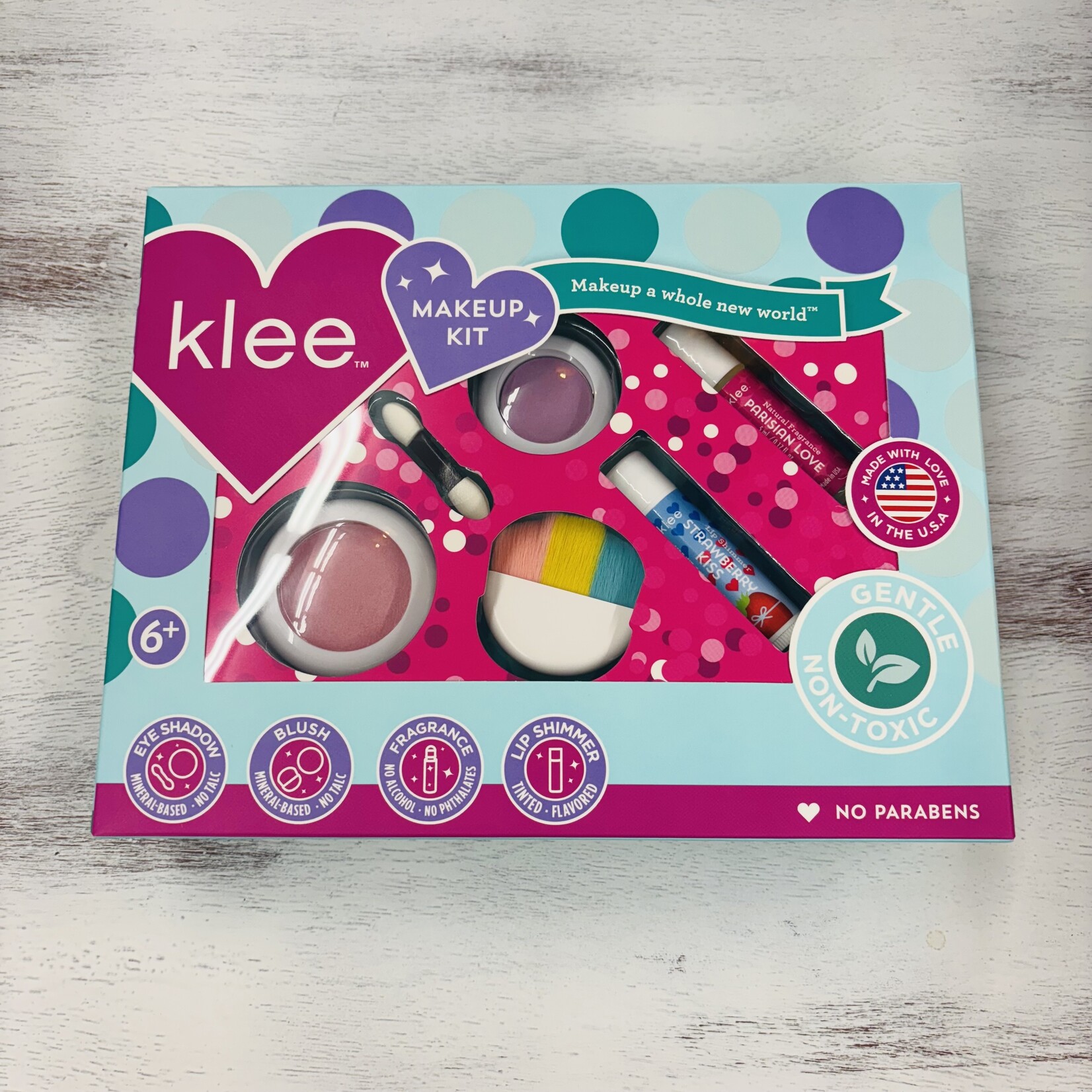 Klee Naturals Swirl of Glee Sugar Pop 4PC Makeup Kit