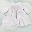Petit Ami Fully Smocked Dress with Peter Pan Collar - Pink