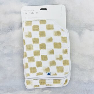 Little Unicorn Cotton Muslin Burp Cloth 2 Pack - Adobe Checker