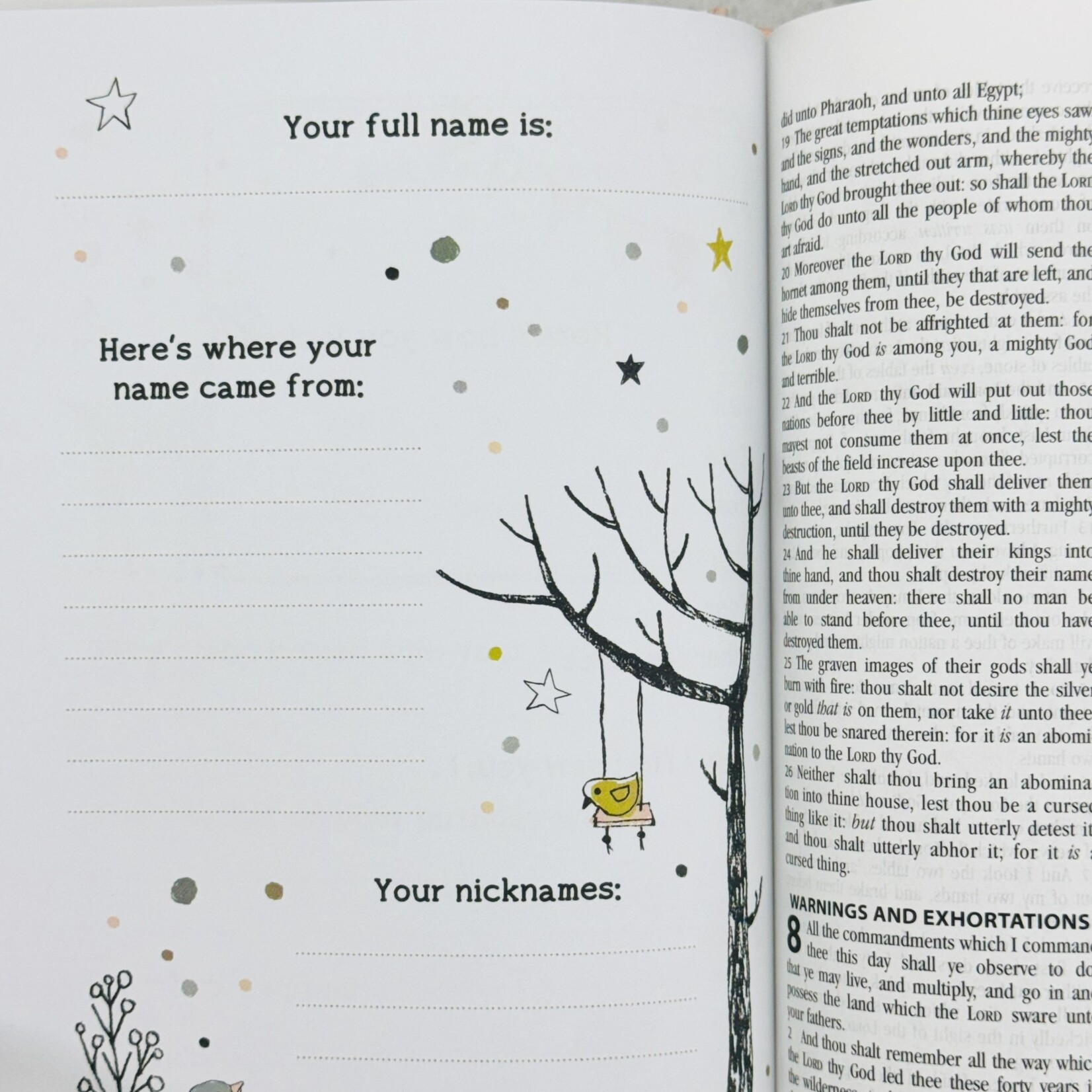 Kept in My Heart KJV Bible - Coral