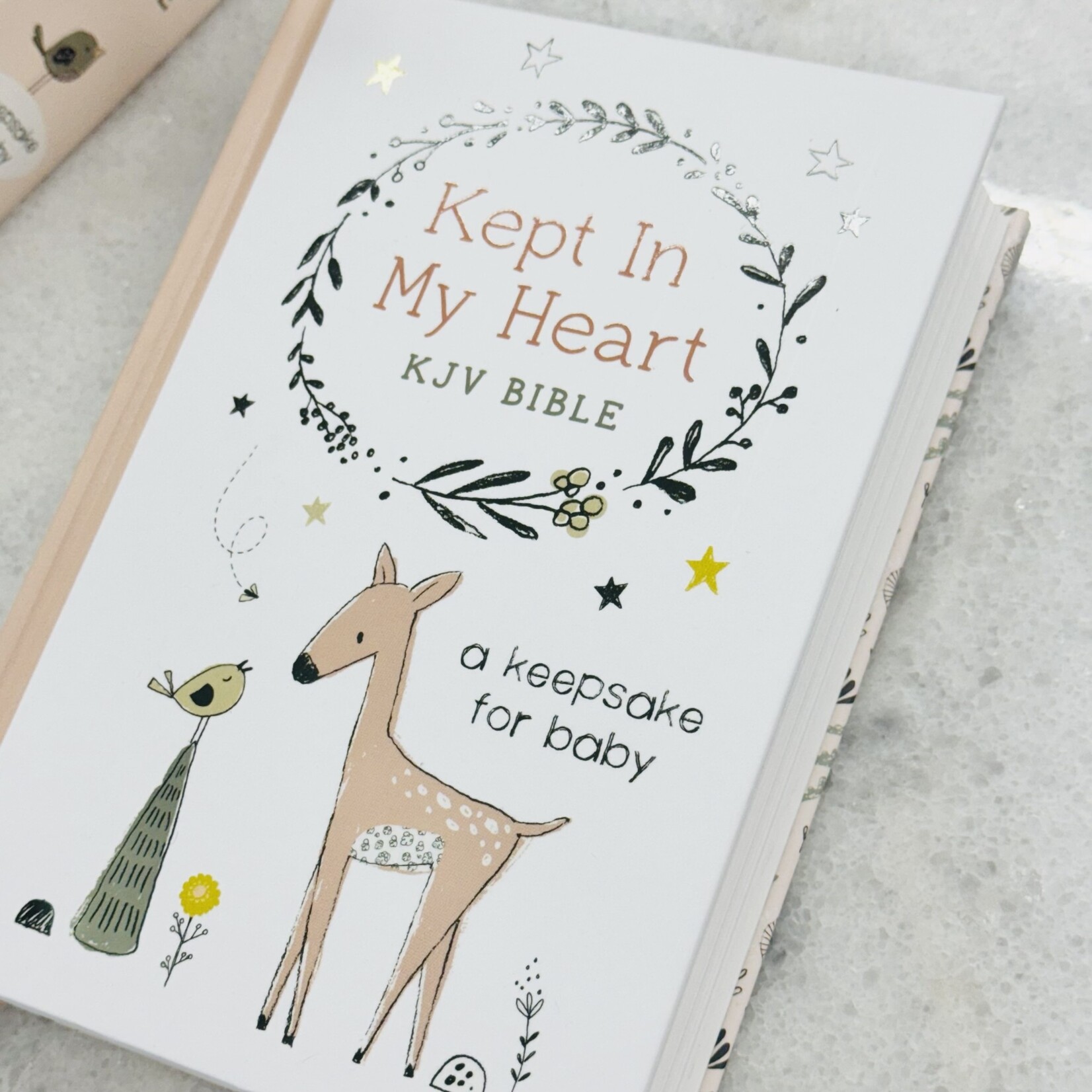 Kept in My Heart KJV Bible - Coral