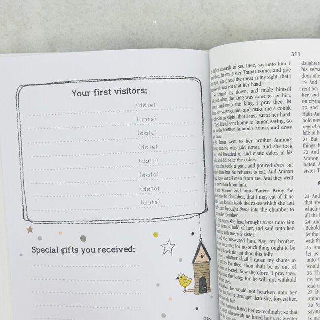 Kept in My Heart KJV Bible - Hazel