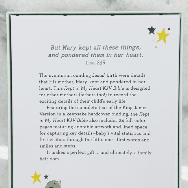 Kept in My Heart KJV Bible - Hazel