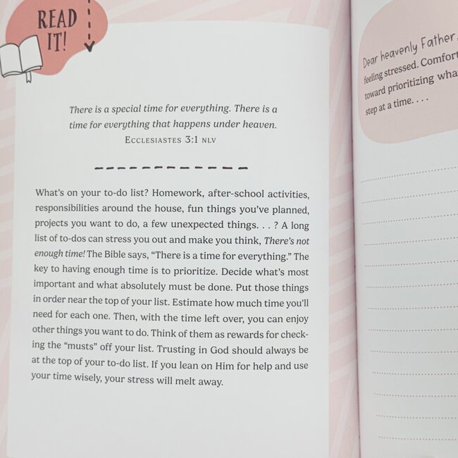 Faith-Building Interactive Journal for Pre-Teen Girls