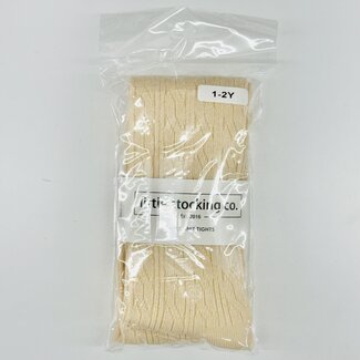 Little Stocking Co. Vanilla Cable Knit Tights Little Stocking Co. Vanilla Cable Knit Tights
