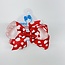 Wee Ones Medium Valentine Heart Print Bow