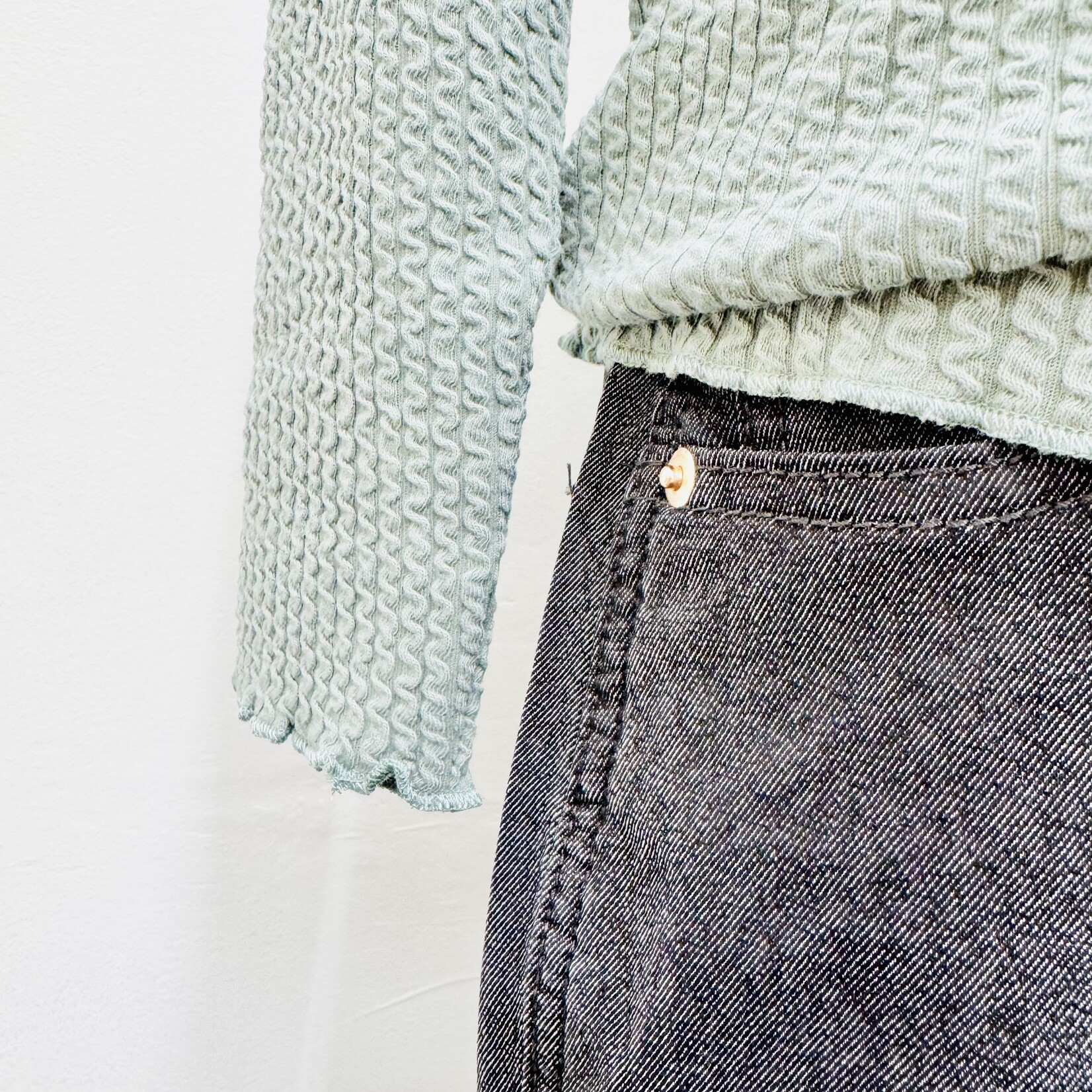 Vignette Kennedy Mock Neck - Green