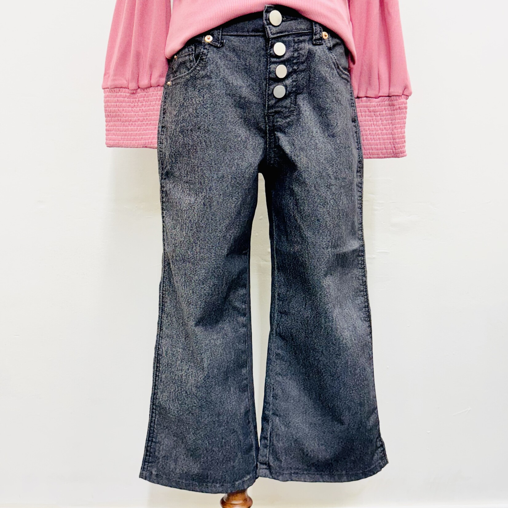 Vignette Hayden Wide Leg Pants - Charcoal