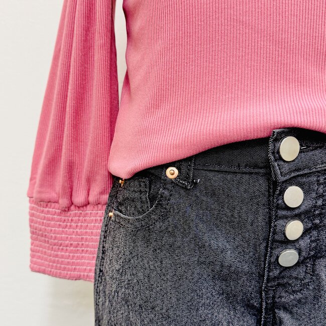 Vignette Hayden Wide Leg Pants - Charcoal