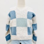 Vignette Jackie Sweater - Blue Checker