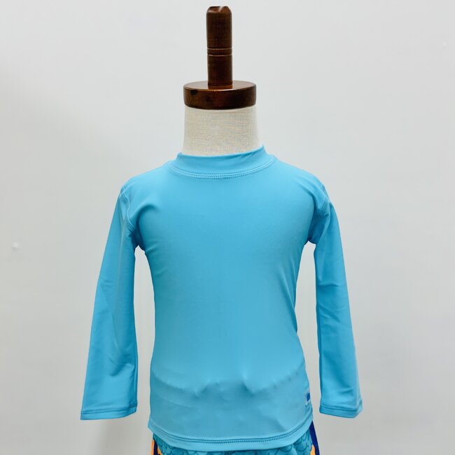 RuggedButts Long Sleeve Rash Guard - Bright Aqua
