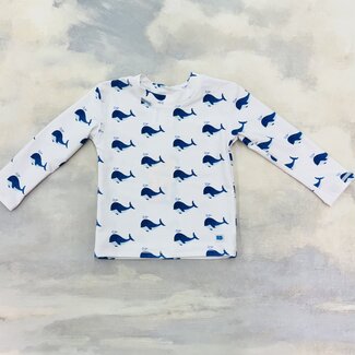 RuggedButts Long Sleeve Rash Guard - Whale Friends