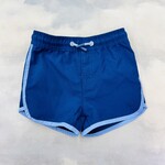 RuggedButts Dolphin Hem Swim Trunks - Navy