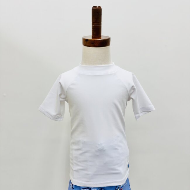 RuggedButts Short Sleeve Rash Guard - White