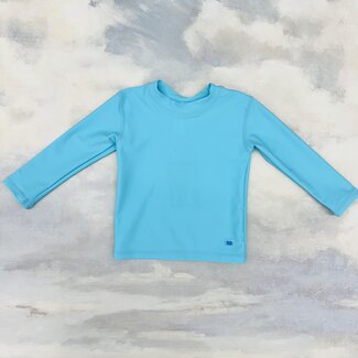 RuggedButts Long Sleeve Rash Guard - Bright Aqua