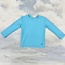 RuggedButts Long Sleeve Rash Guard - Bright Aqua