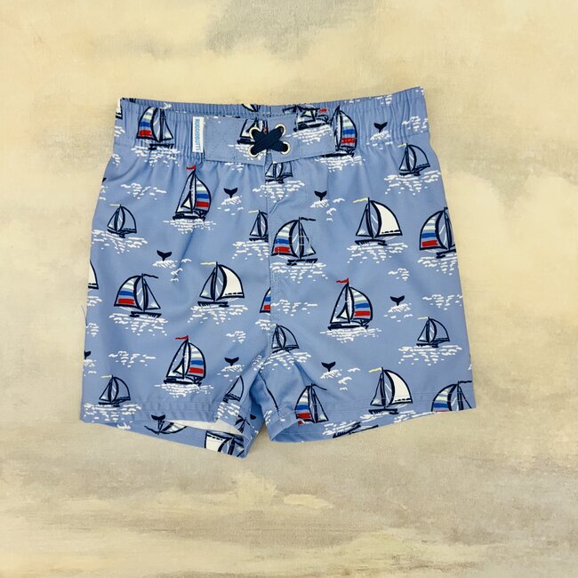 RuggedButts Swim Trunks - Blue Seas the Day