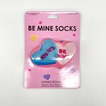 3D Packaged Crew Socks - Be Mine VDay Hearts