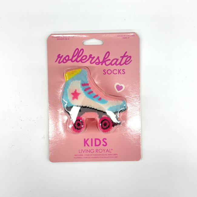 3D Packaged Crew Socks - Kids Roller Skate