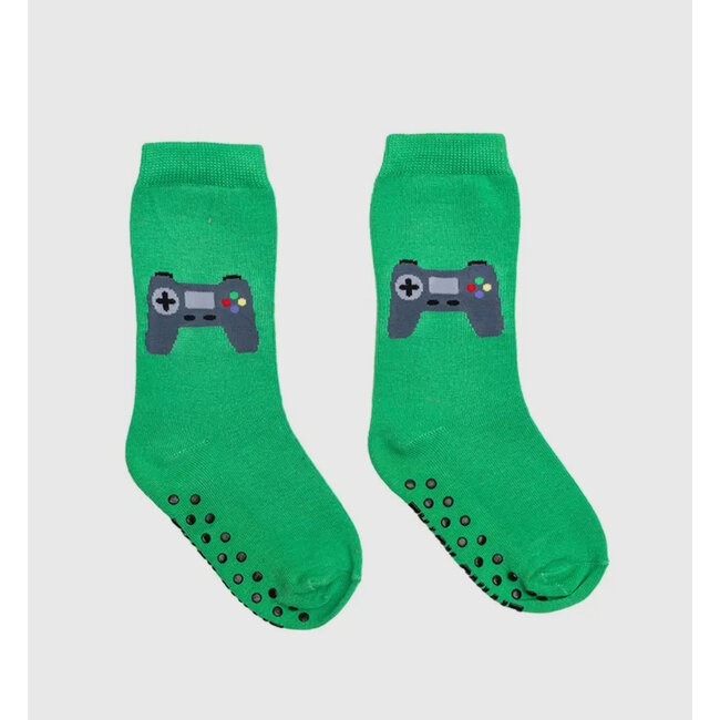 3D Packaged Crew Socks - Kids Game Controller