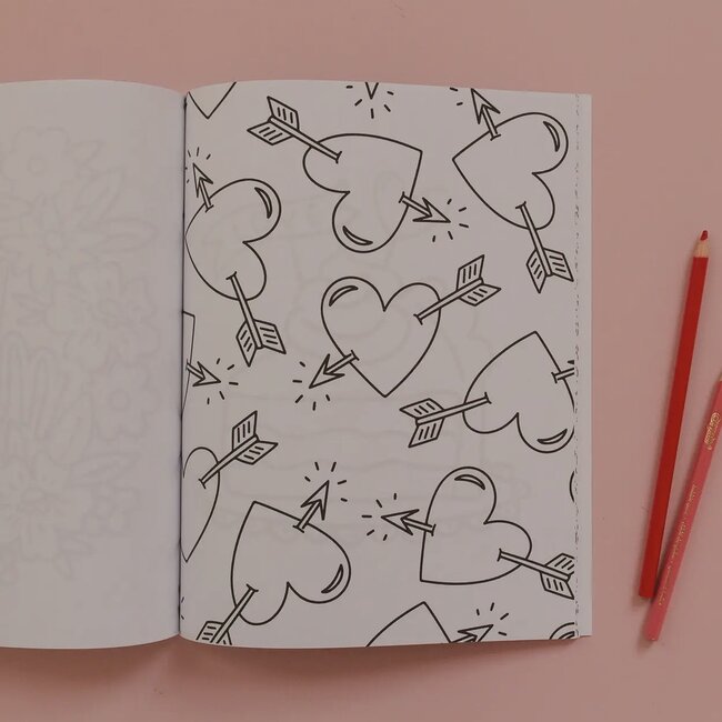 Be Mine Valentine Color Book