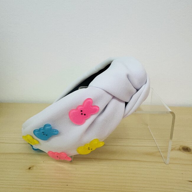 Peeps Bunny Headband - White