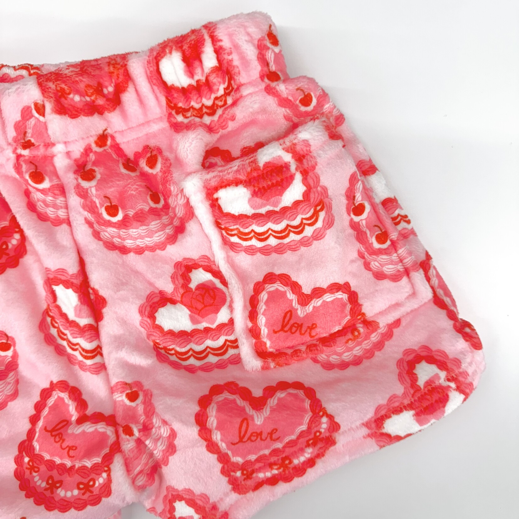 iScream Heart Cakes Plush Shorts