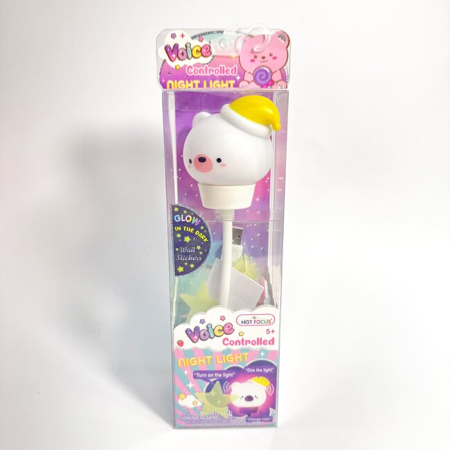 Hot Focus Voice Controlled Night Light, Sugar Crush