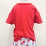 Azarhia Boxy Tee in Solid Red