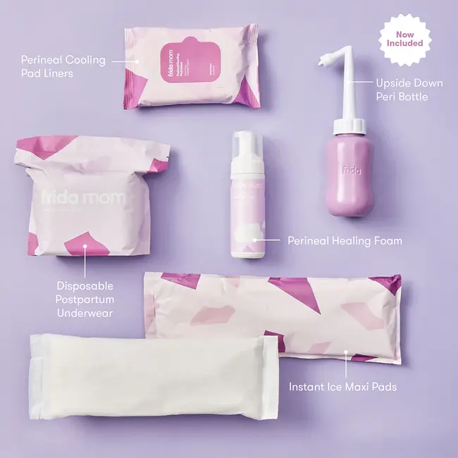 Frida Postpartum Recovery Essentials Kit Now with Peri Bottle