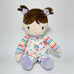 Douglas Isabelle Rainbow Stripe Doll