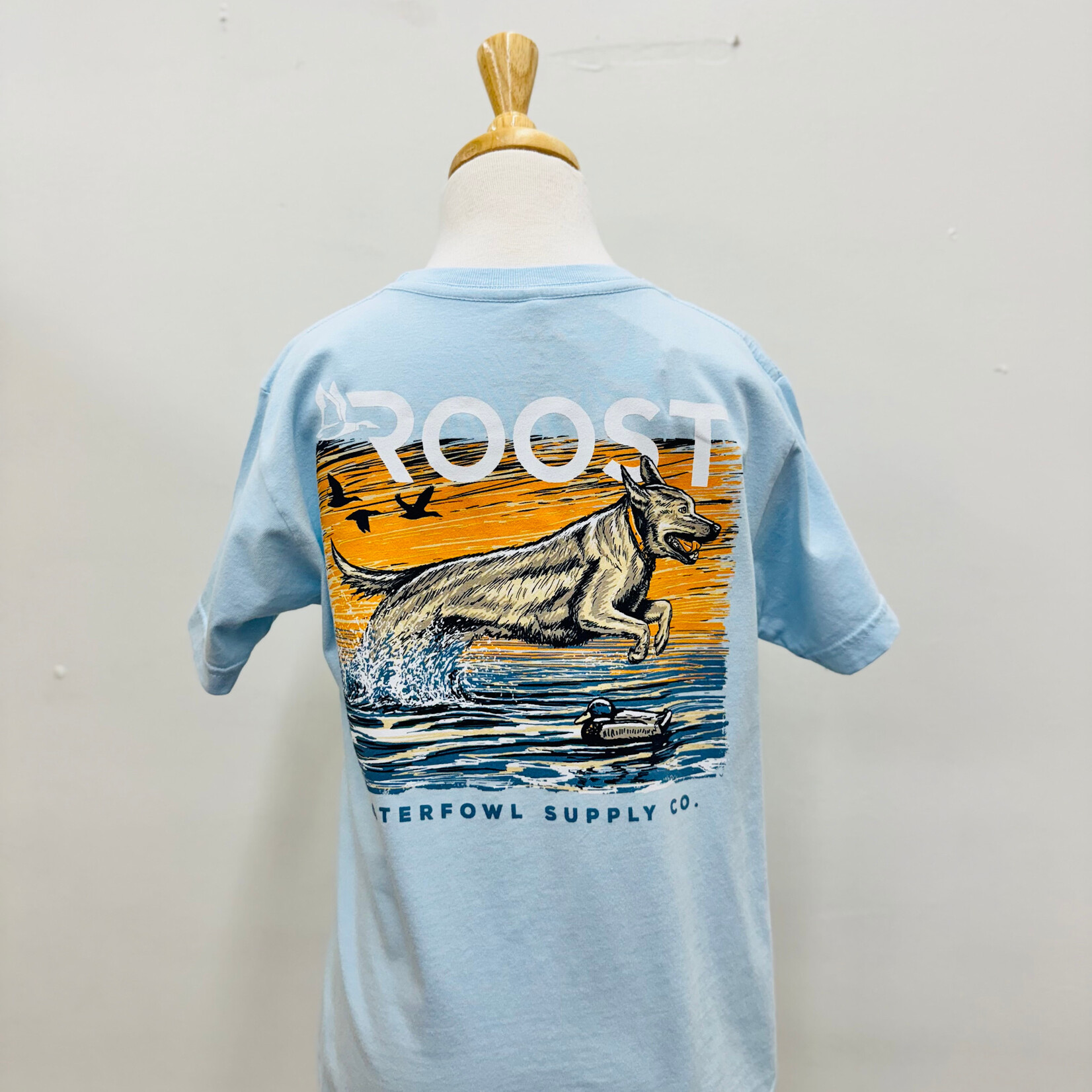 Fieldstone Roost Lake Lab Tee - Chambray