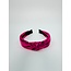 Azarhia Metallic Headband in Hot Pink