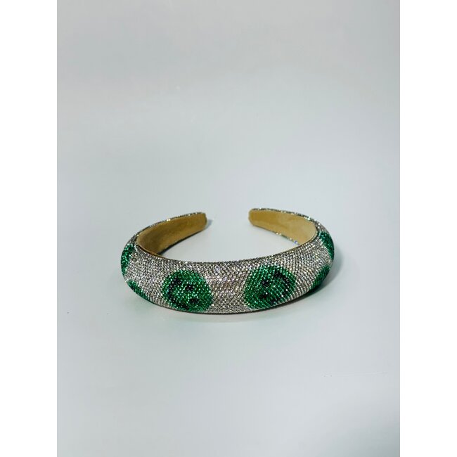 Happy Rhinestone Headband