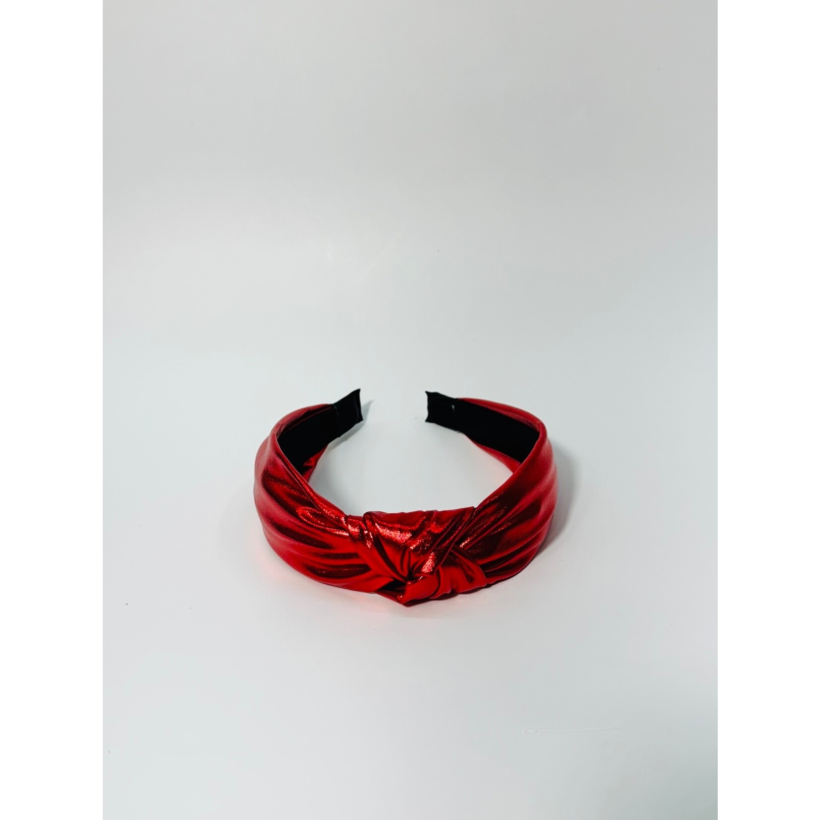Azarhia Metallic Headband in Red