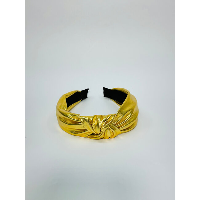 Azarhia Metallic Headband in Gold