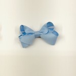 Wee Ones Mini Grosgrain Bow -MILLENIUM BLUE