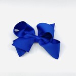 Wee Ones Medium Grosgrain Bow - DELPHINIUM