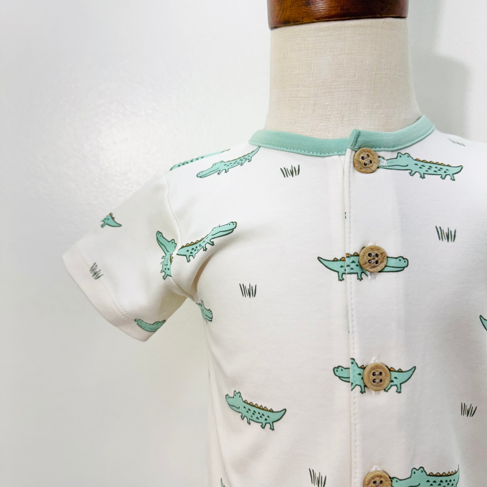 Kissy Kissy Crocodile Walk Short Playsuit