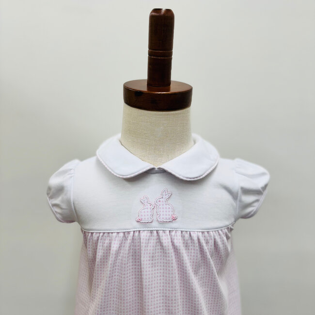 Kissy Kissy Pink Pique Bunny Bash Dress Set
