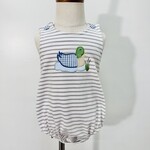 Three Sisters Duck Applique Boys Bubble