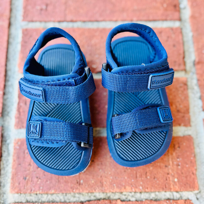 ShooShoos June Rogers - Navy Blue Velcro Summer Strollers