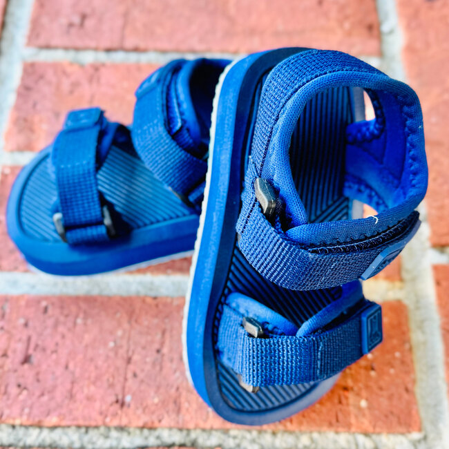 ShooShoos June Rogers - Navy Blue Velcro Summer Strollers