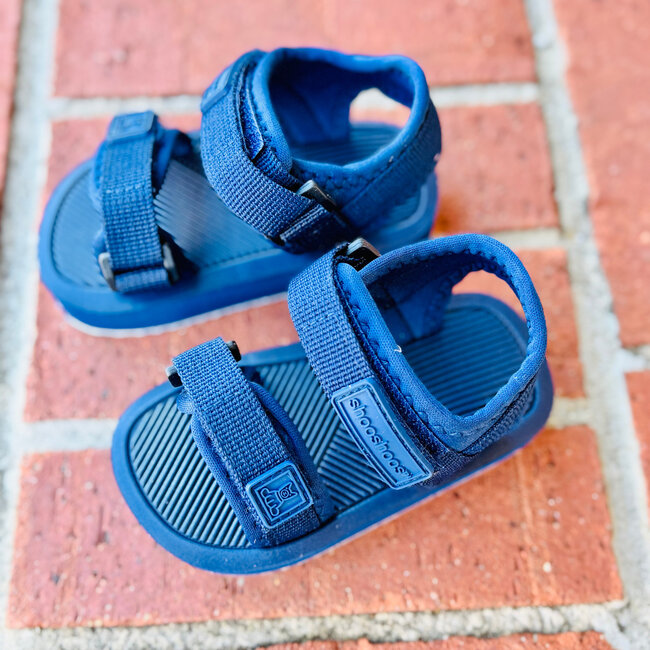 ShooShoos June Rogers - Navy Blue Velcro Summer Strollers