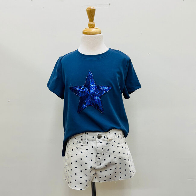 DL1961 Lucy Shorts in MARINE DOTS